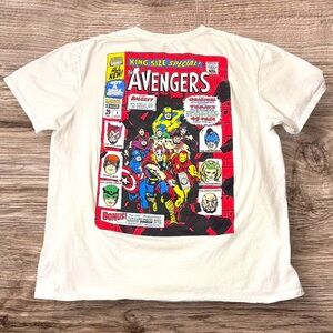 Marvel Comics The Avengers Retro White T-Shirt for Men XL